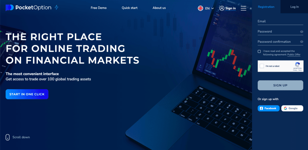 Explore the Trading World with Pocket Option