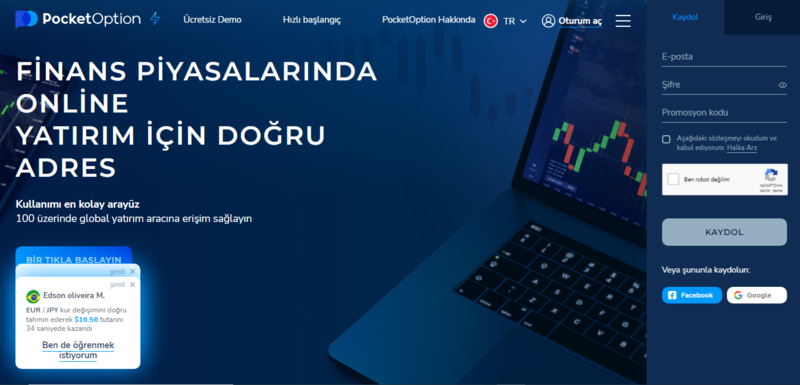Explore the Trading World with Pocket Option